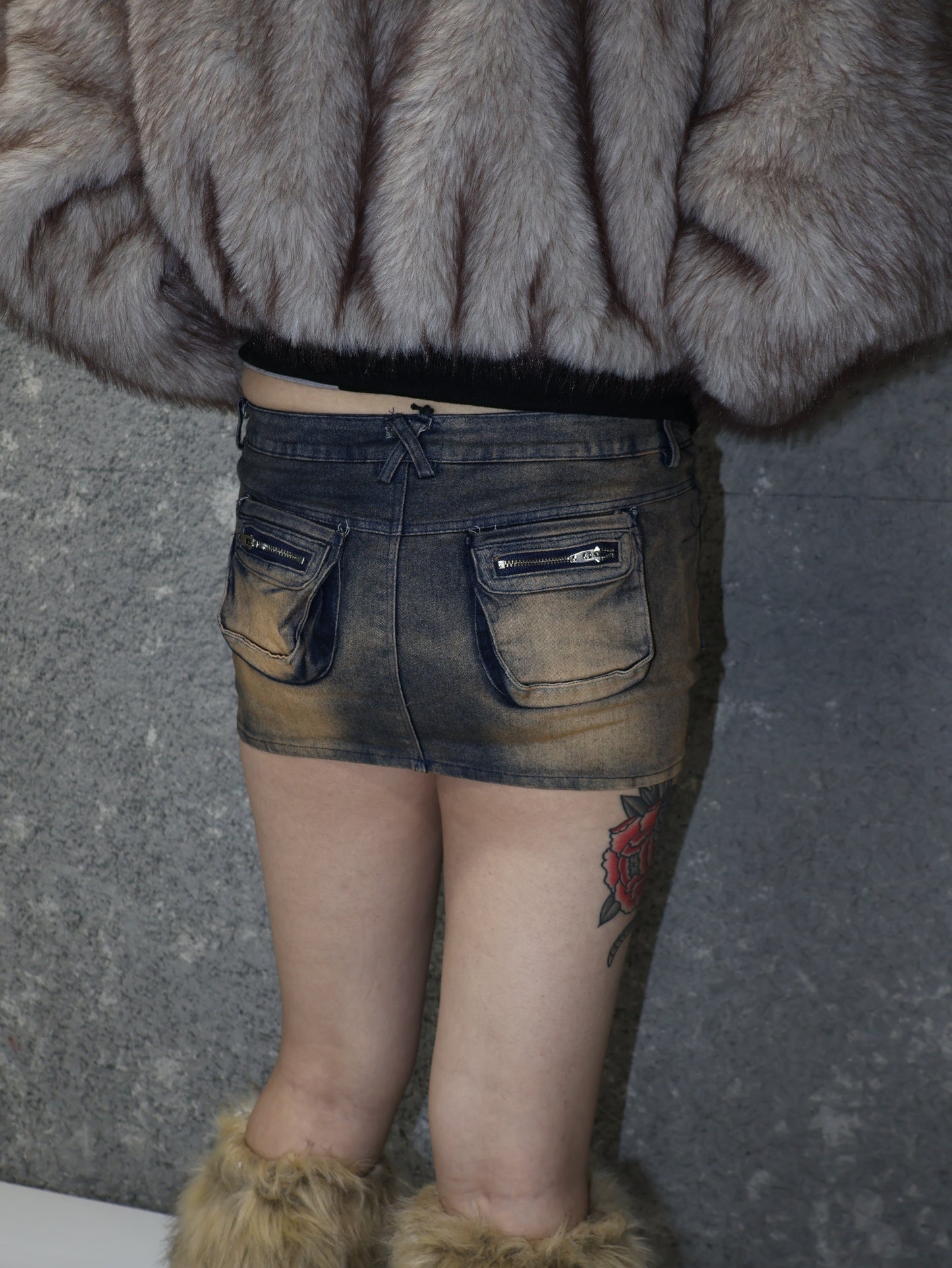 Rouge Mini Skirt A454