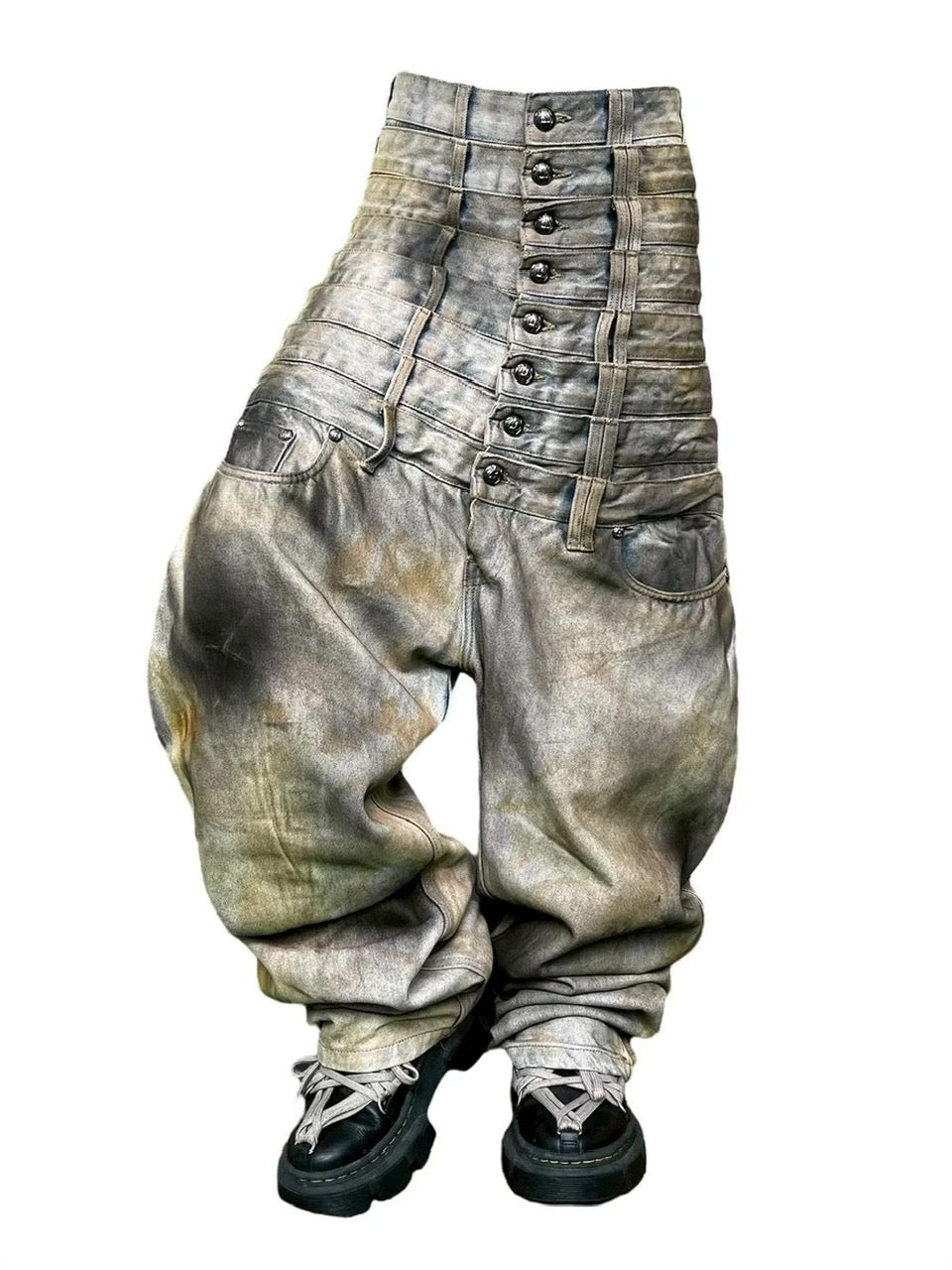 UNIZ 8 Backs J-Cut Pants