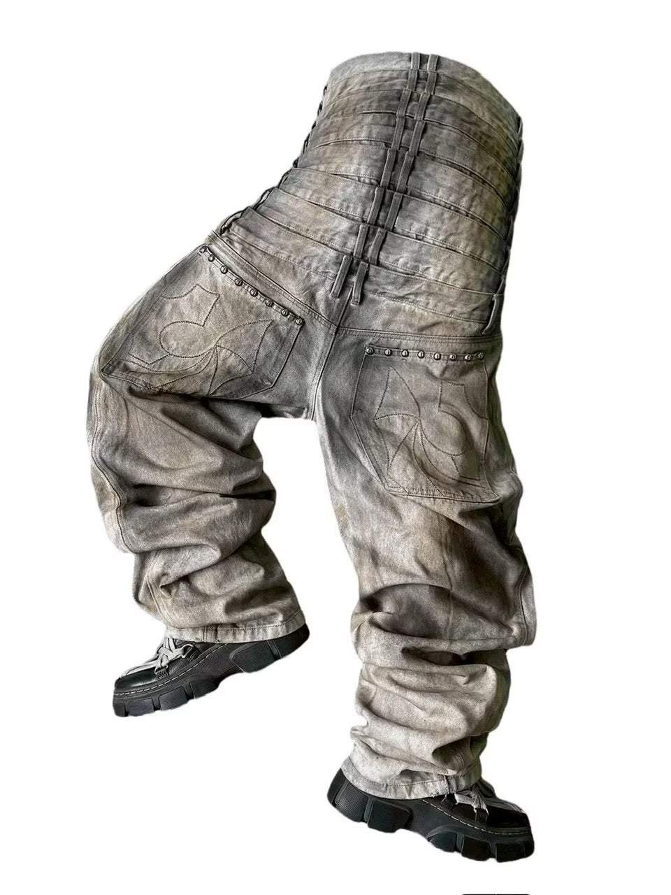 UNIZ 8 Backs J-Cut Pants