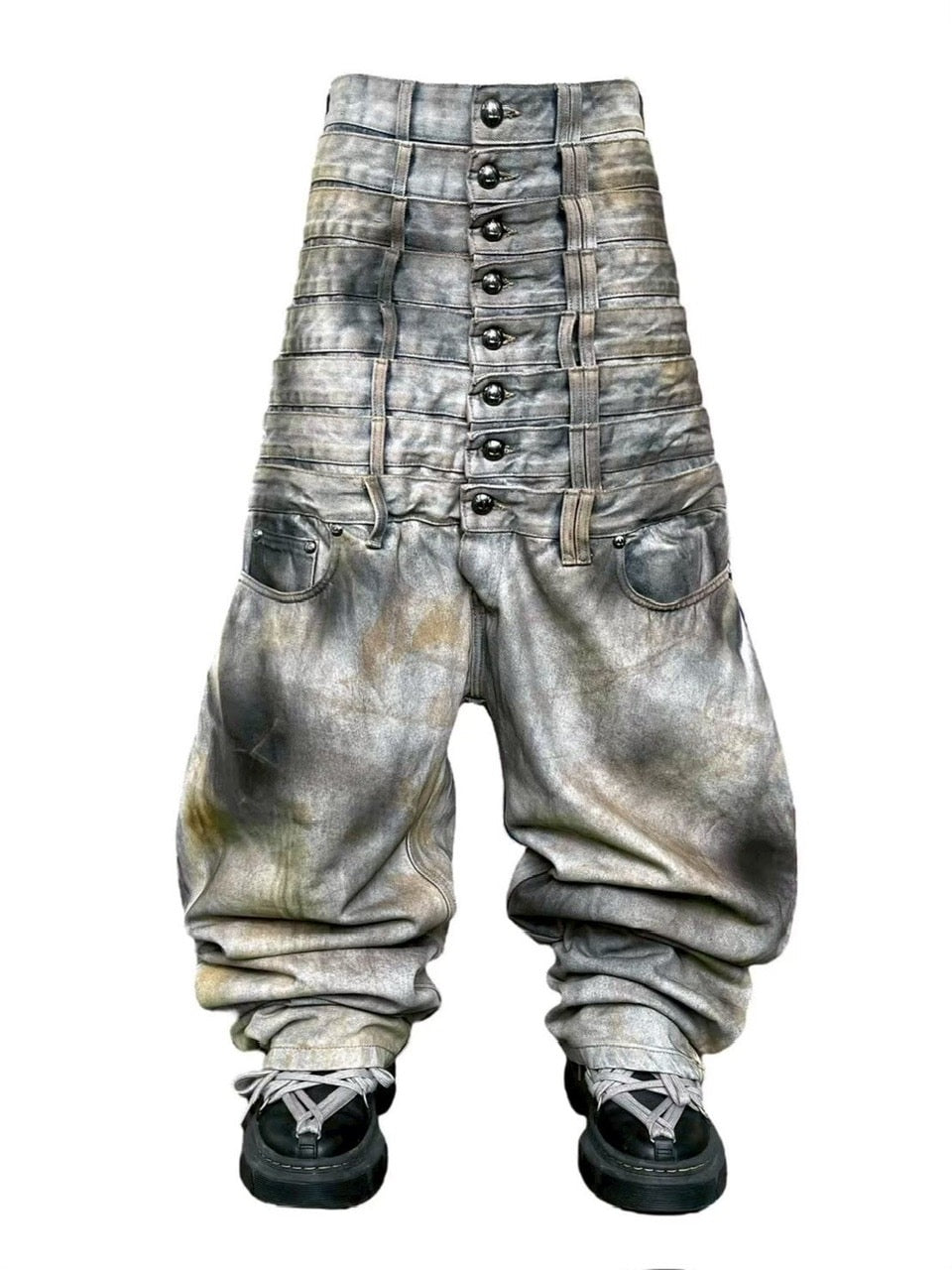 UNIZ 8 Backs J-Cut Pants