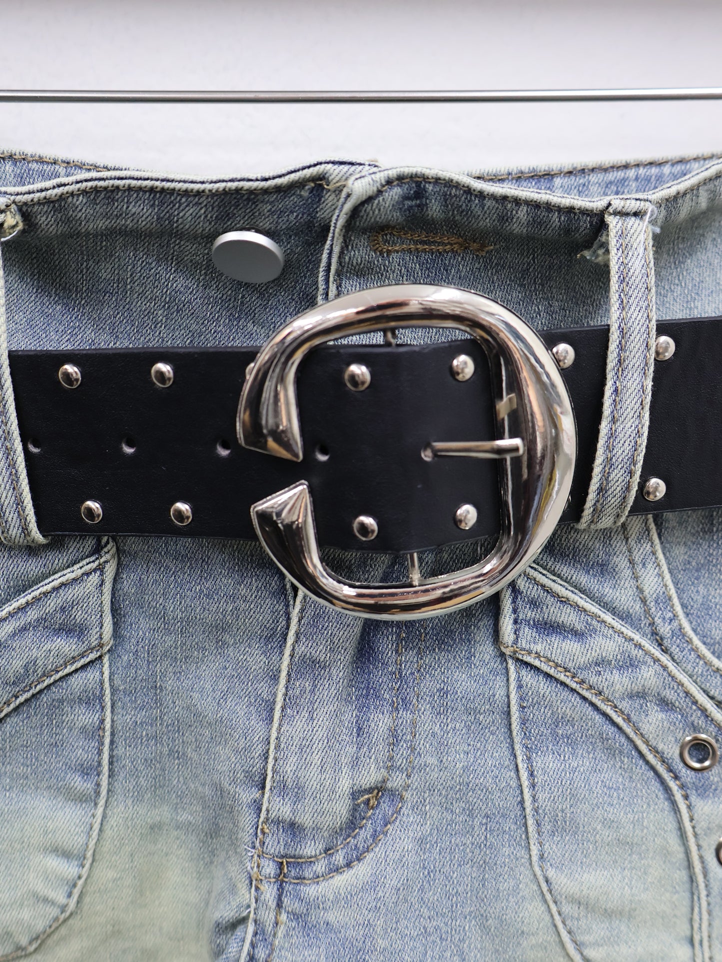 Stack Belt Mini Shorts A528