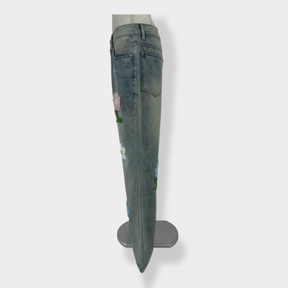 Flower patch denim A242