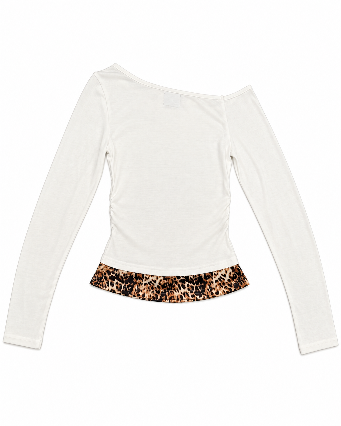 Leopard Trim Top A719　