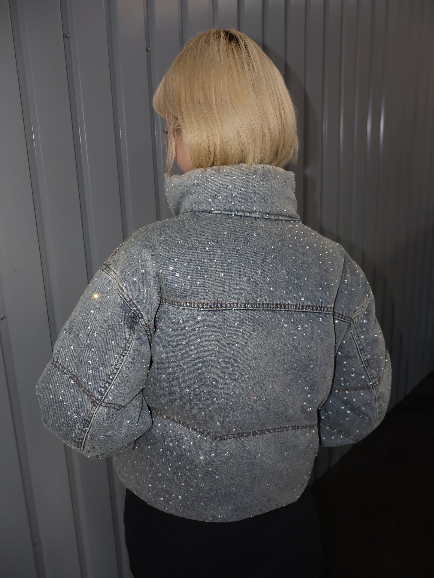 Frost denim Puff A461