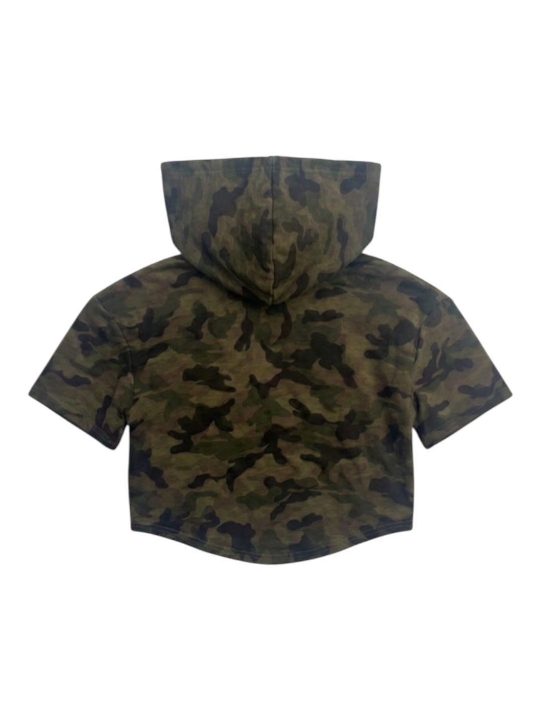 Camo Zip Hood Top A574