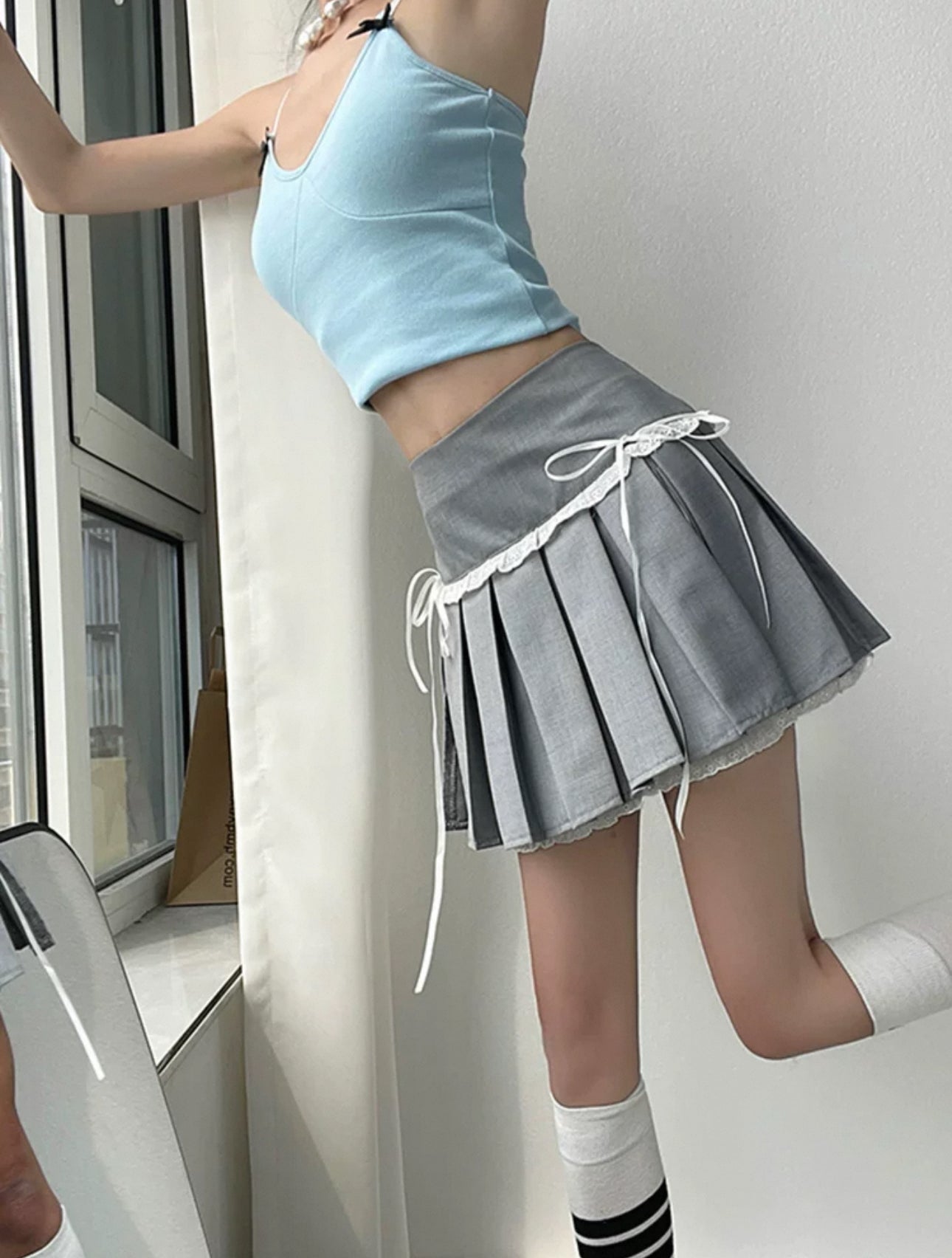 tight ribbon skirt　A28
