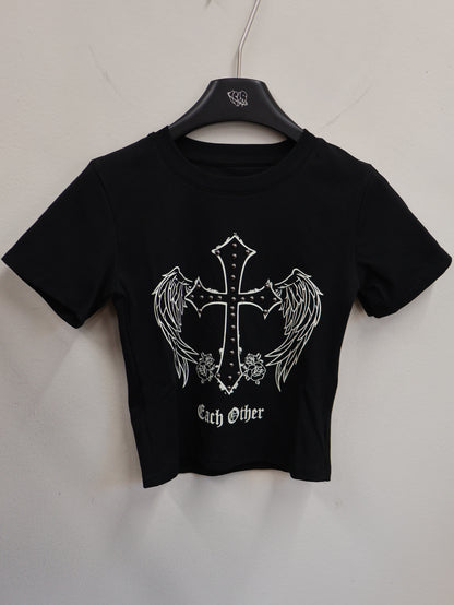 Graphic Print Tee A516