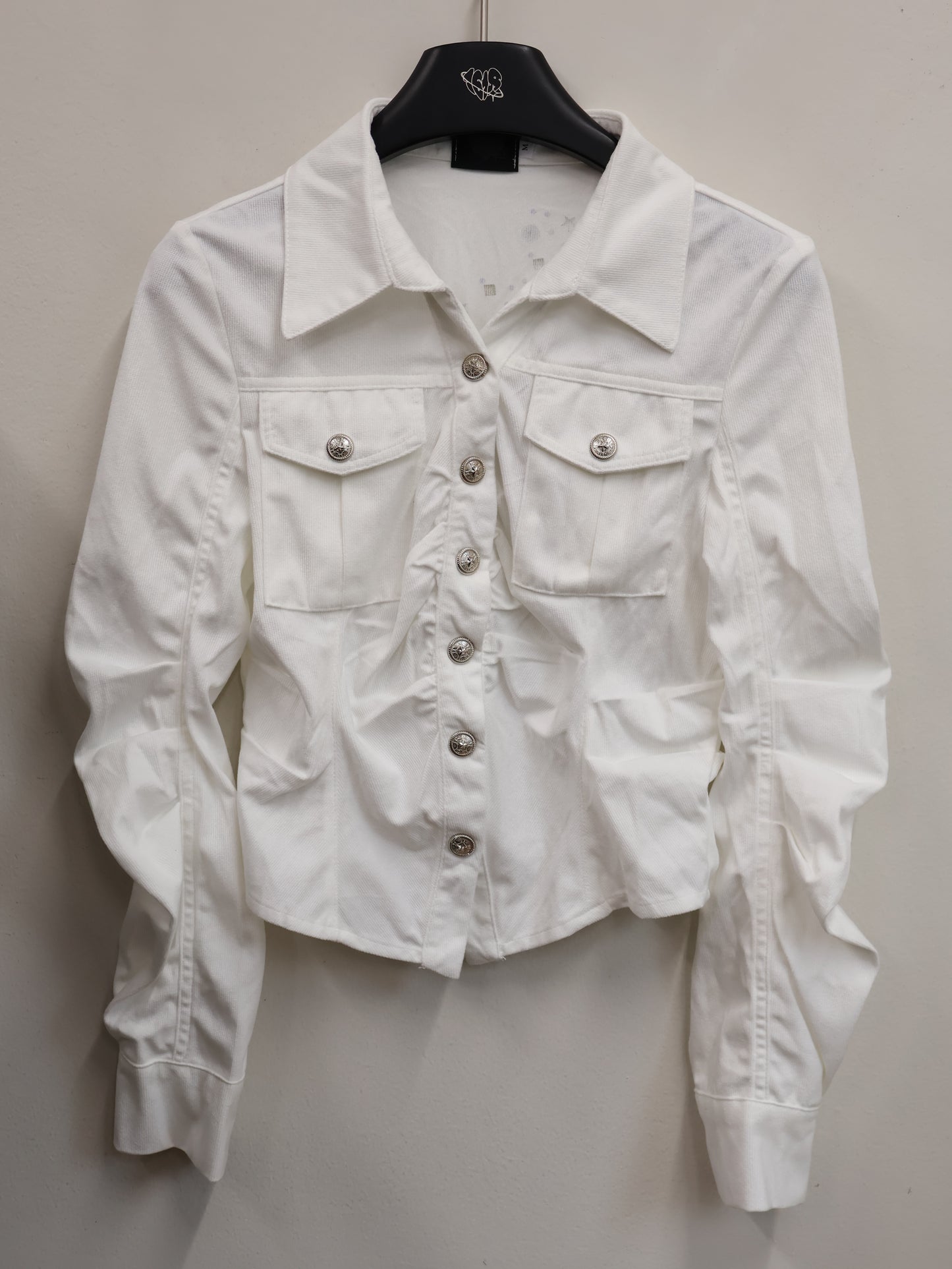Cropped Frill shirt A501