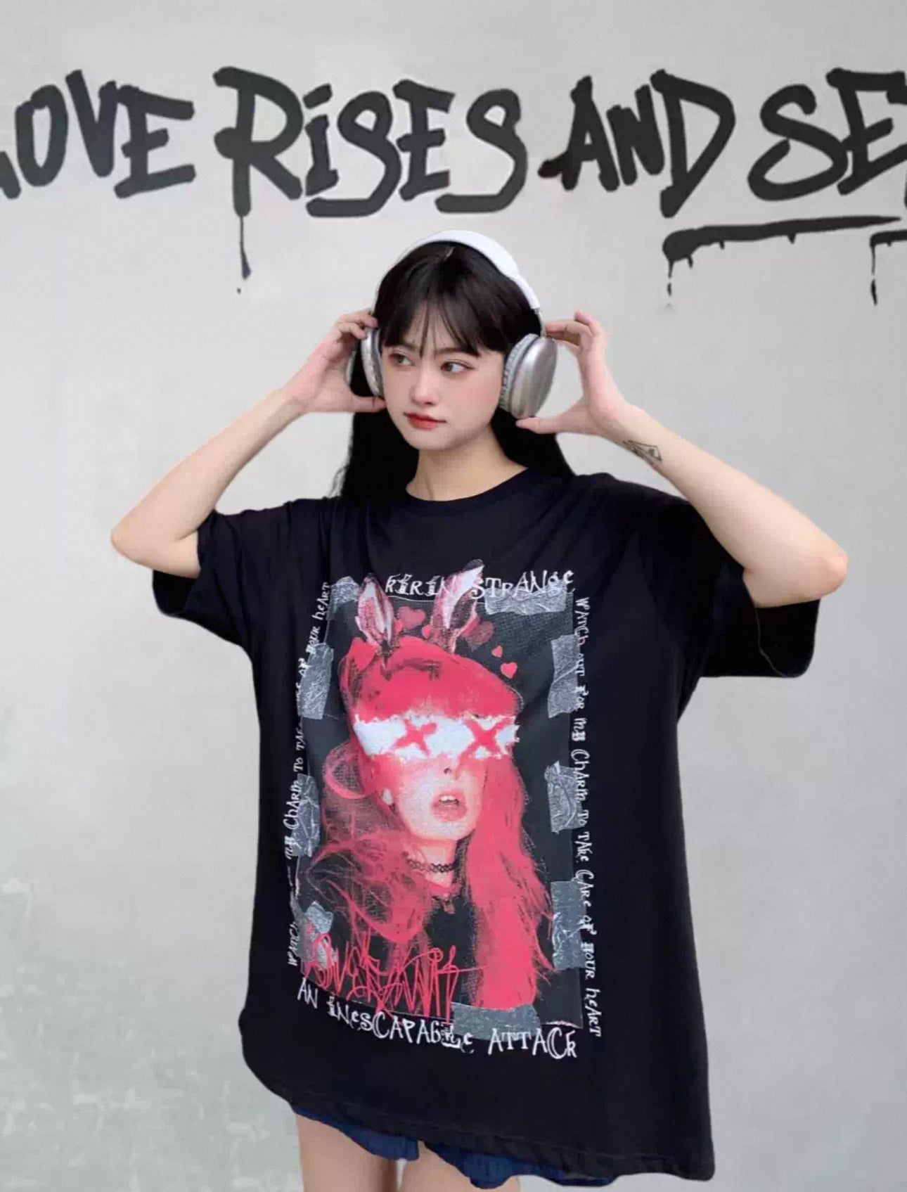 bunny girl tee A123