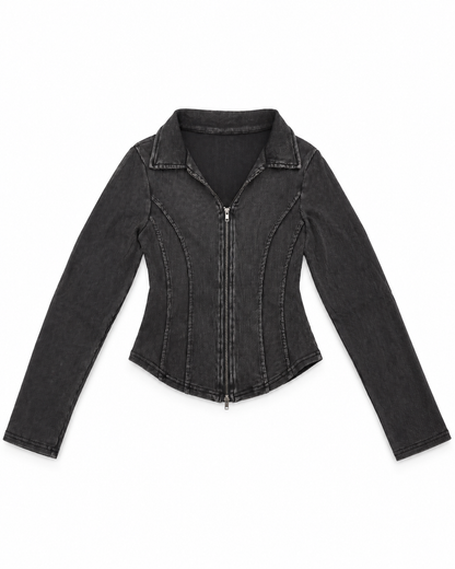 zip short tops Old A729