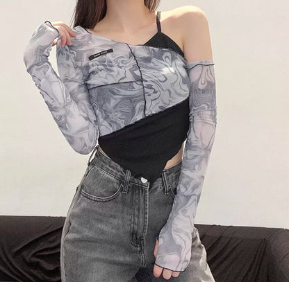 2piece marble L/S A93