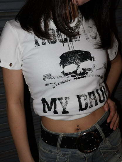 Stud Skull Tee A521