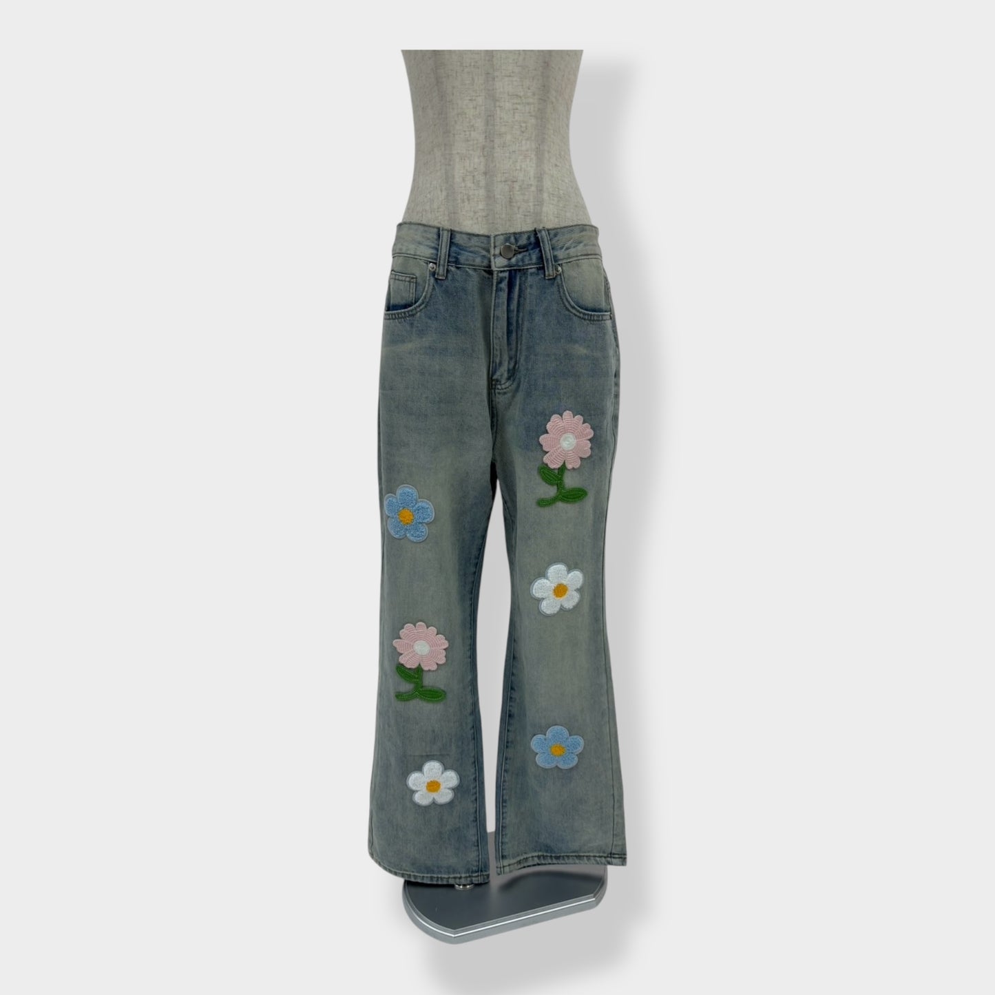 Flower patch denim A242