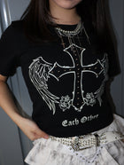 Graphic Print Tee A516