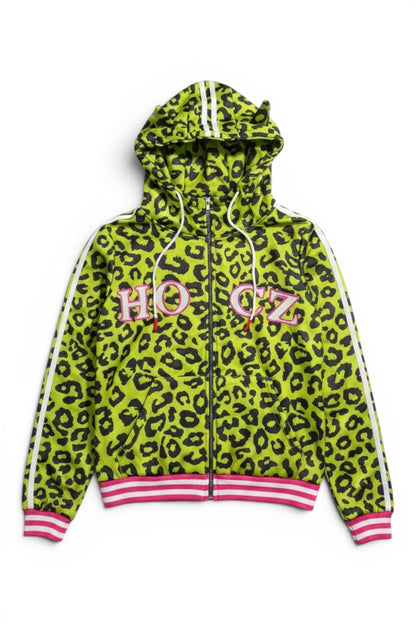 Neon Leopard Hoodie  A567