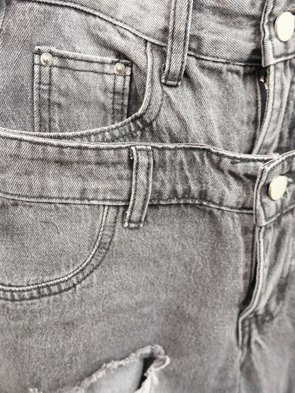 Fray Cargo Denim shorts A507