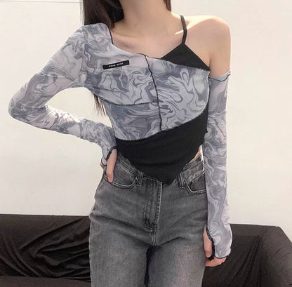2piece marble L/S A93