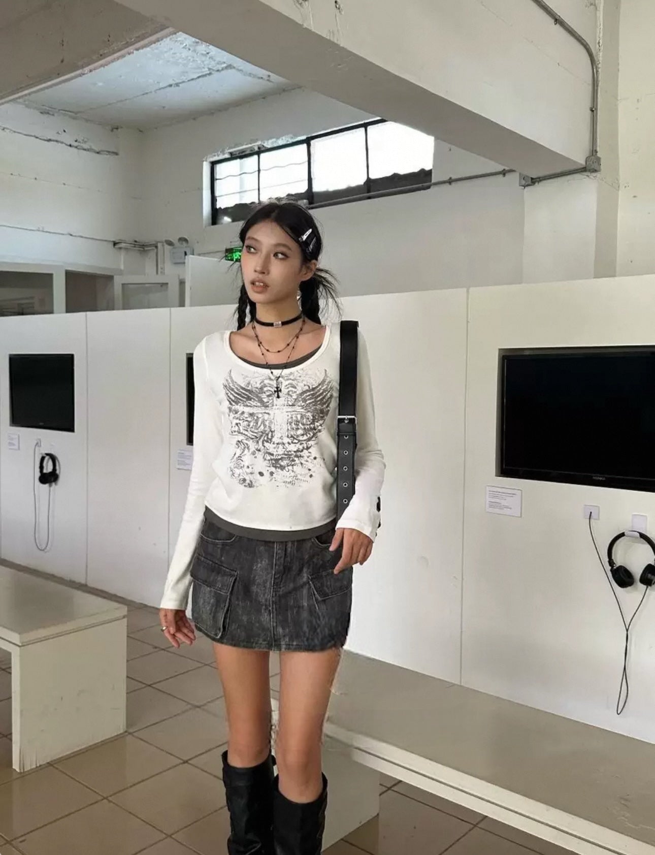 Unevenness skirt A39