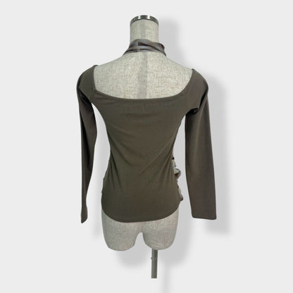 check drape L/S A0