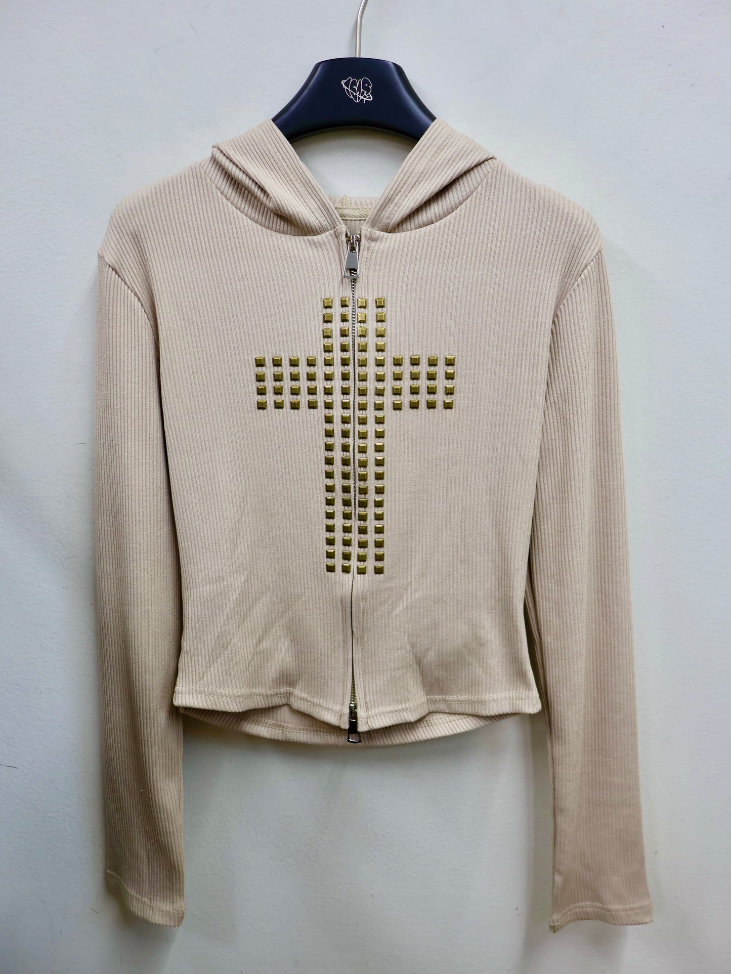 Stud Cross hoodie A508