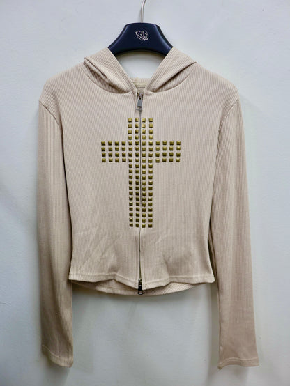 Stud Cross hoodie A508