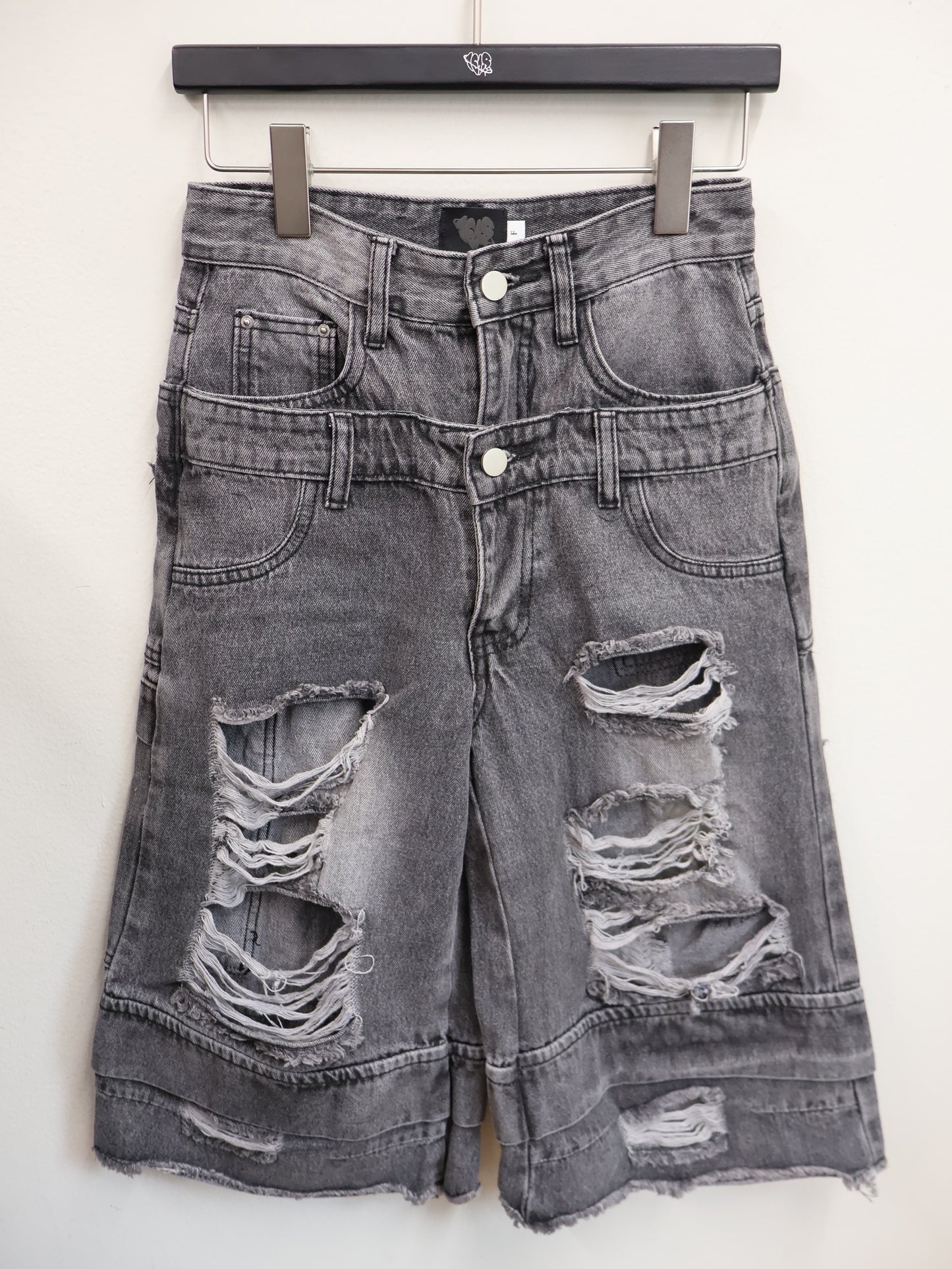 Fray Cargo Denim shorts A507