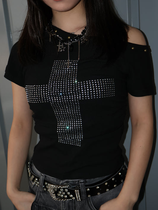 Stud Cross Tee A510