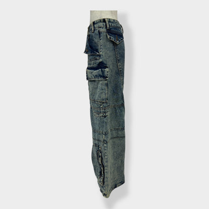 wash pocket denim A243