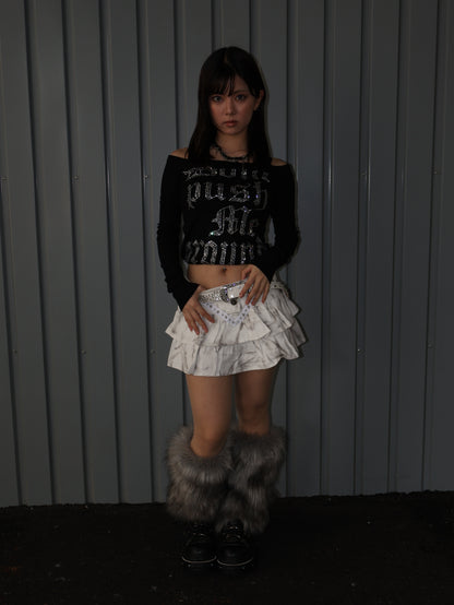 Layer Cargo Mini Skirt A505