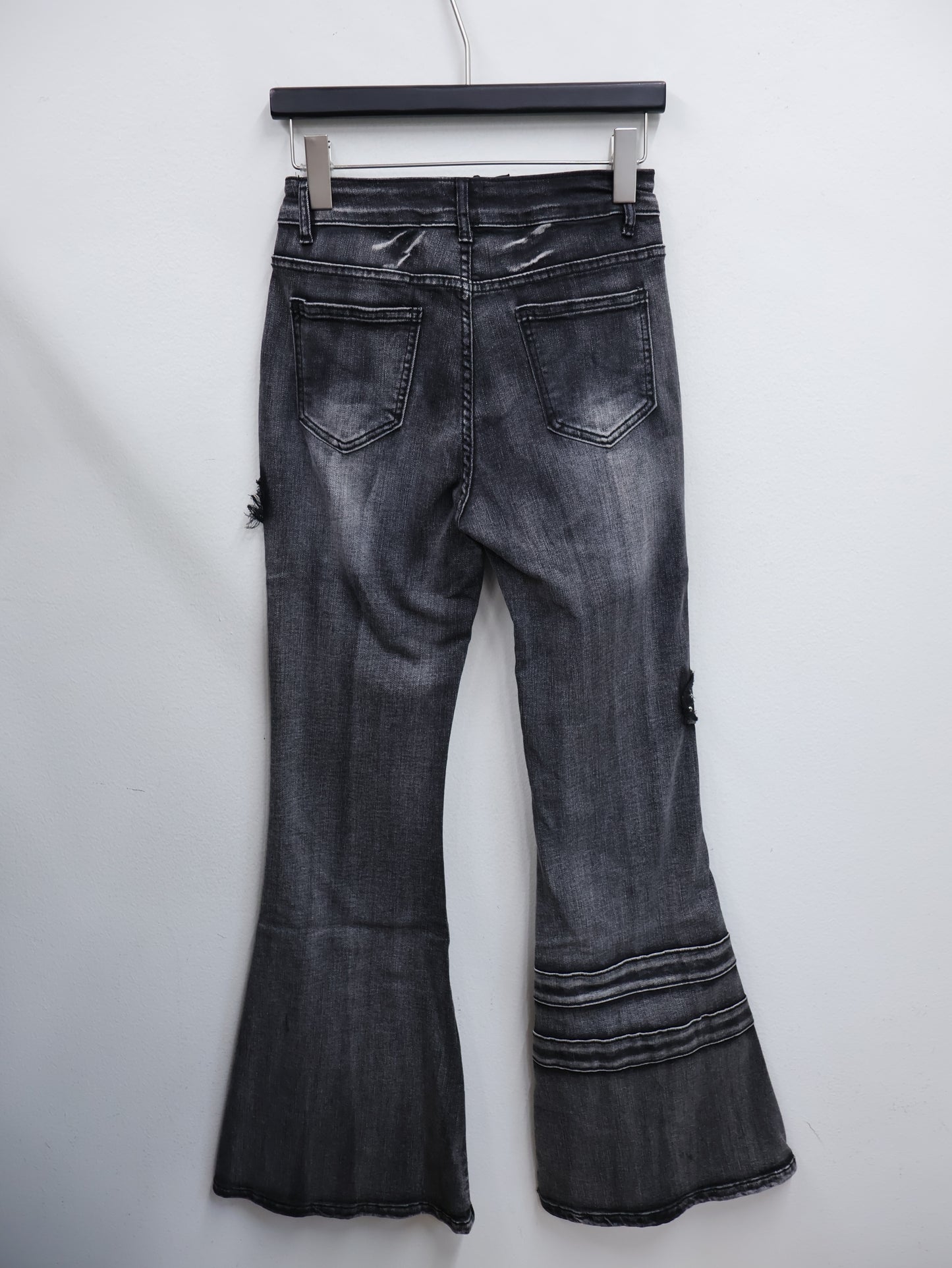 Slice Cross Denim pants A525