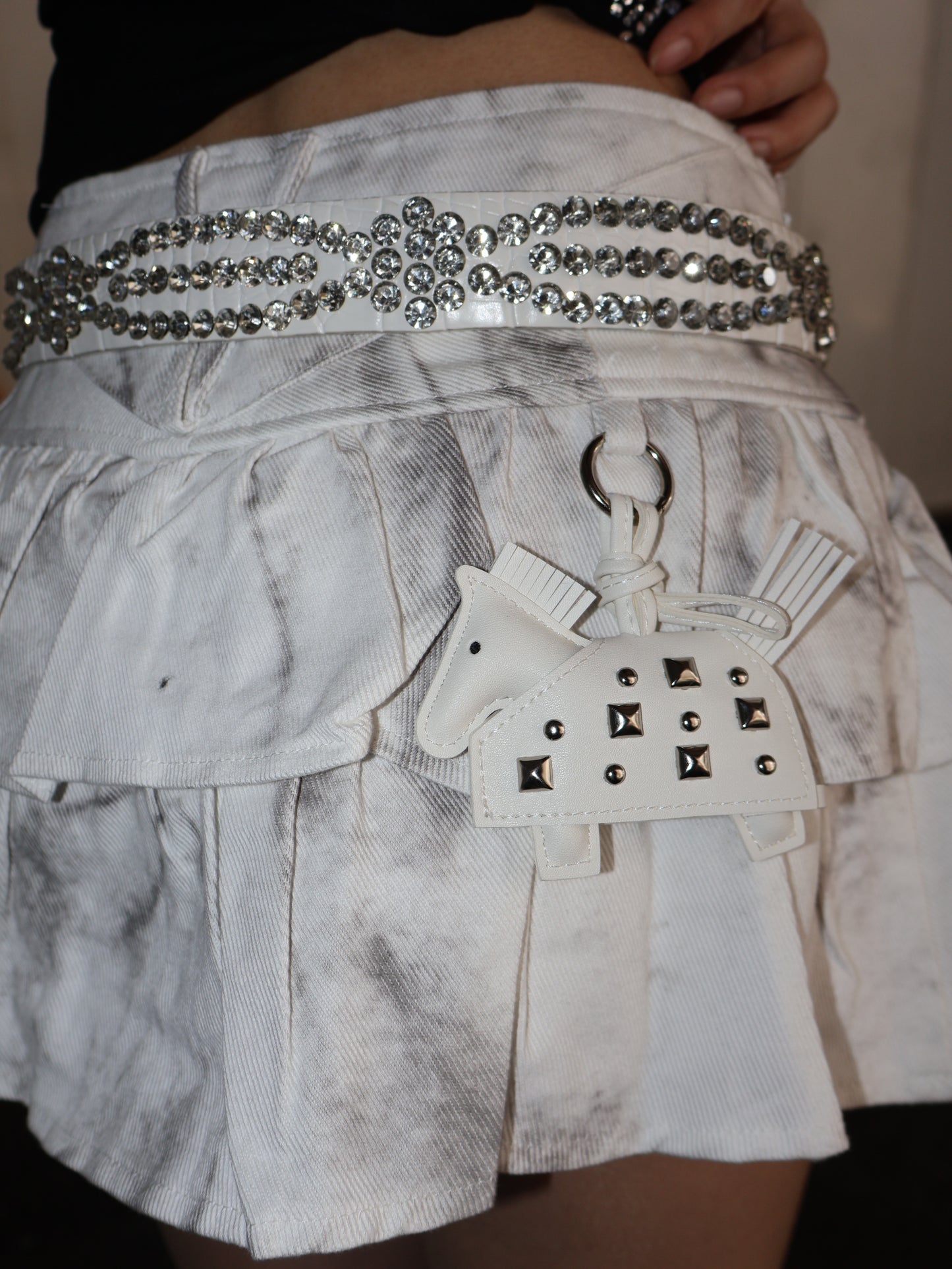 Layer Cargo Mini Skirt A505