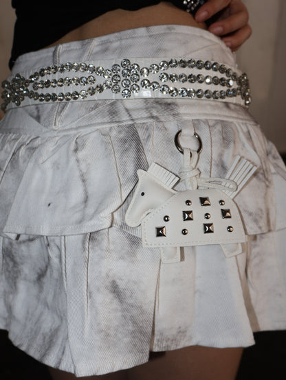Layer Cargo Mini Skirt A505