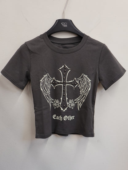 Graphic Print Tee A516