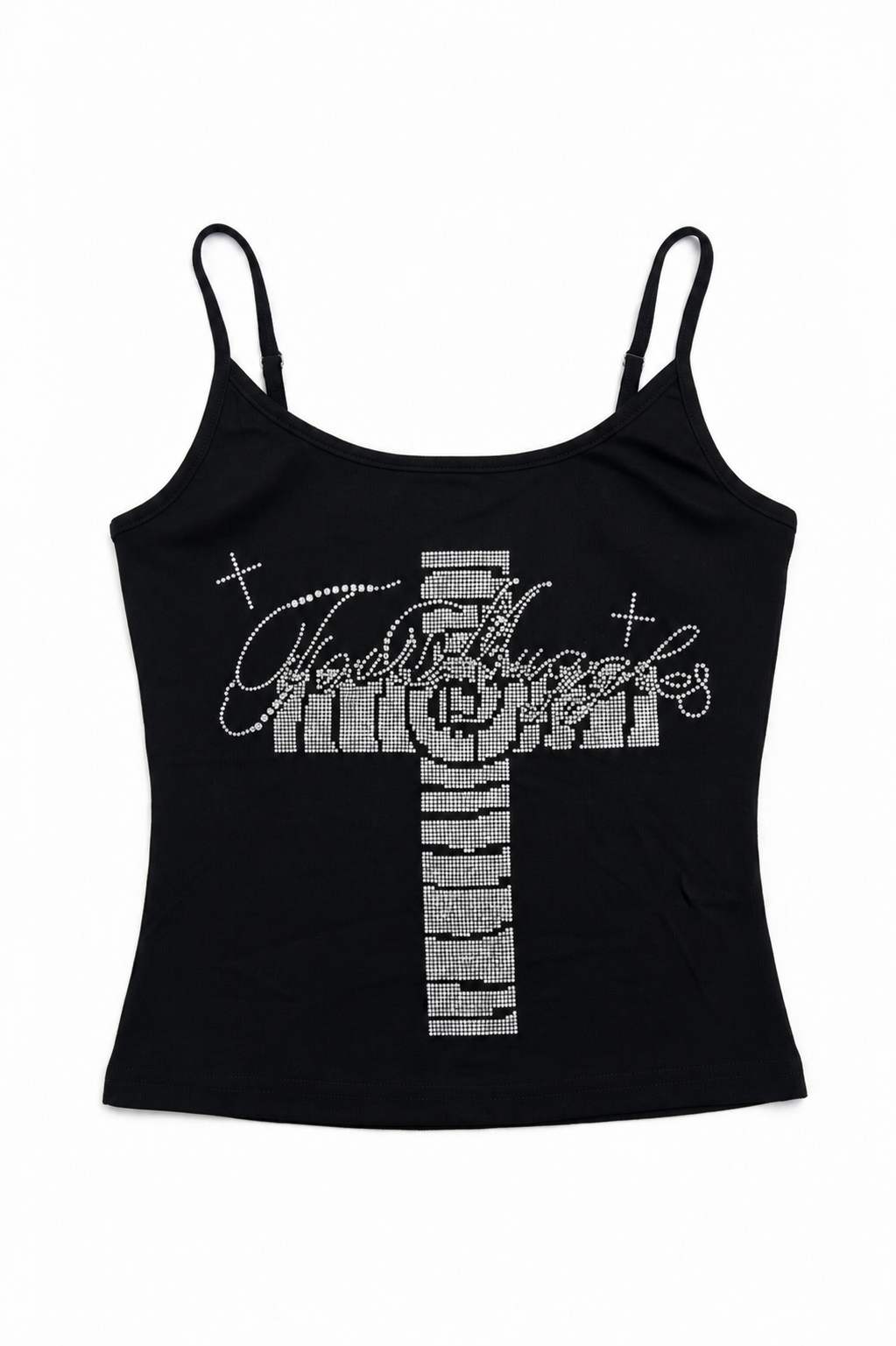 Cutout Cross Cami Top  A554