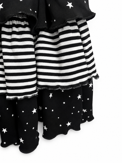 border Ruffle Mini Skirt  A570