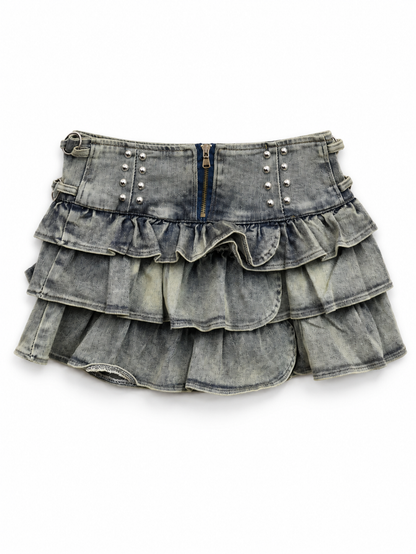 Tier Mini Skirt A491