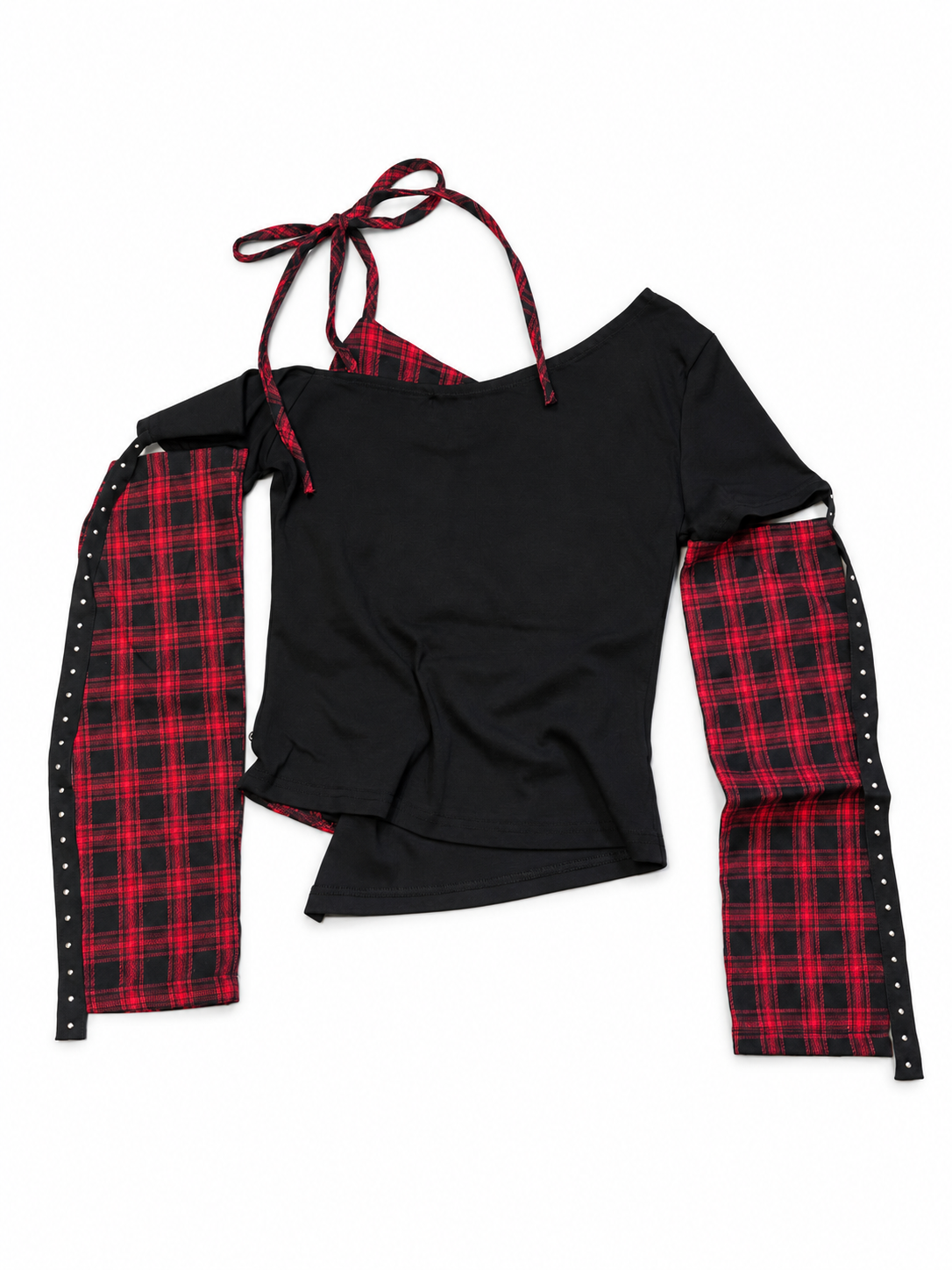 Plaid Layer Top A674