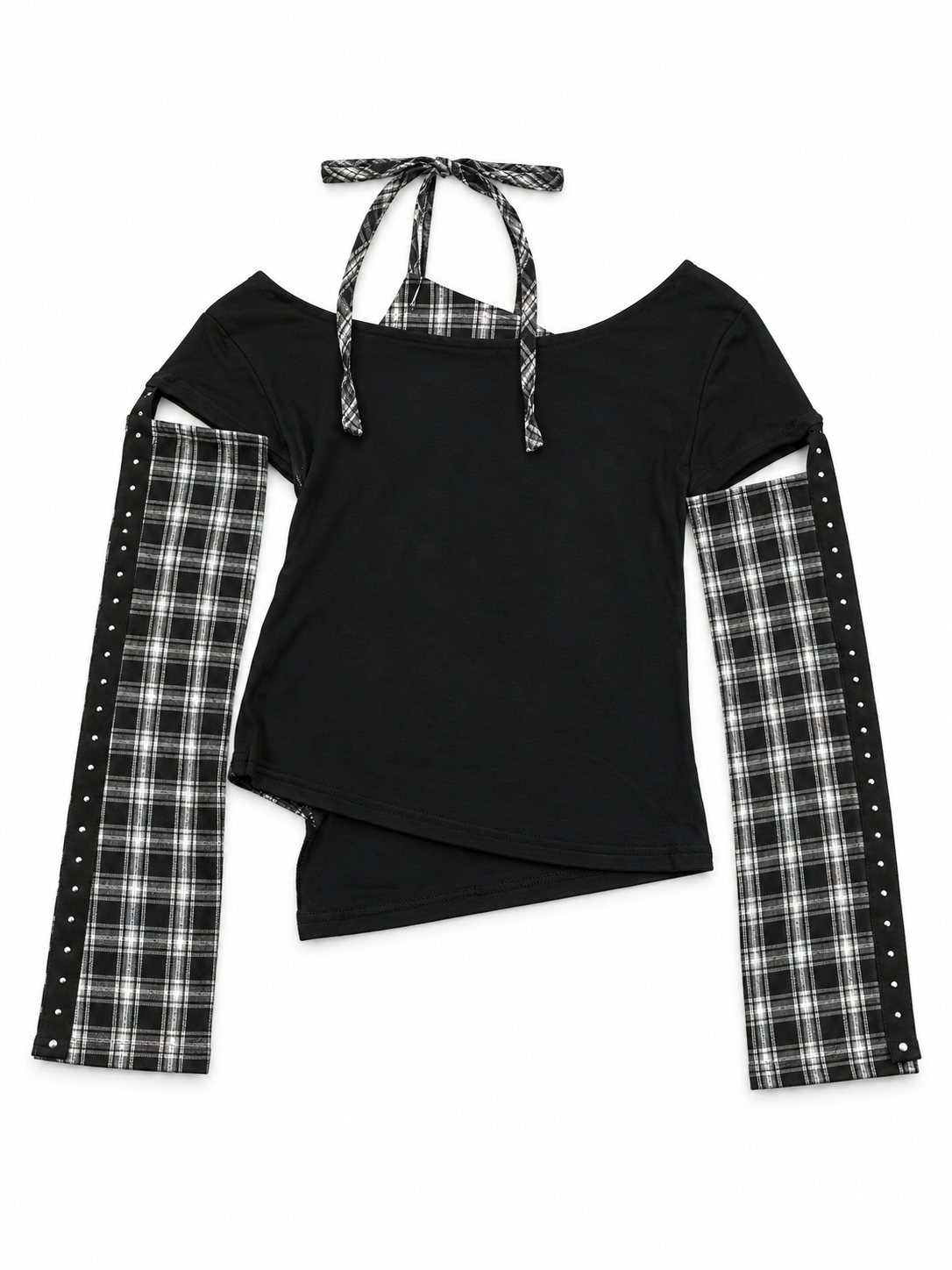 Plaid Layer Top A674