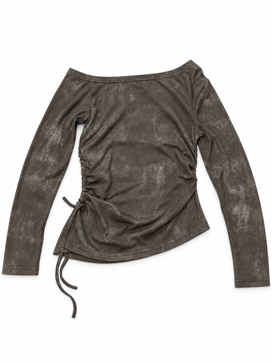 Washed Ruched Top A675