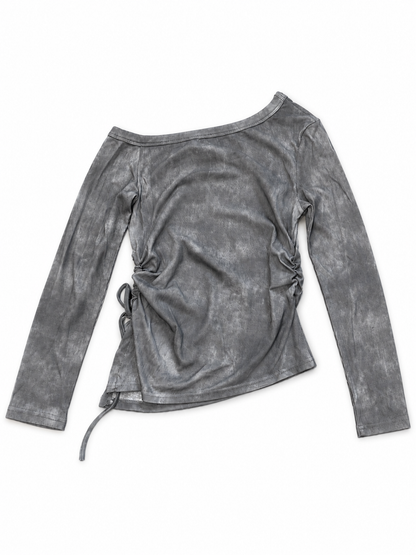 Washed Ruched Top A675