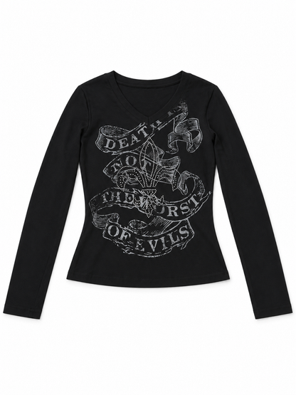 Gothic Graphic Top A677