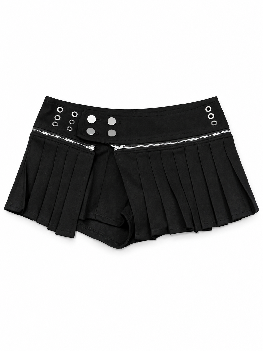 Studded Pleats Skirt A678