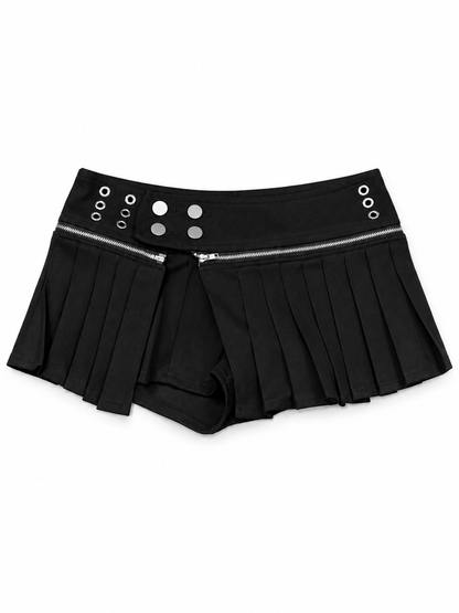 Studded Pleats Skirt A678