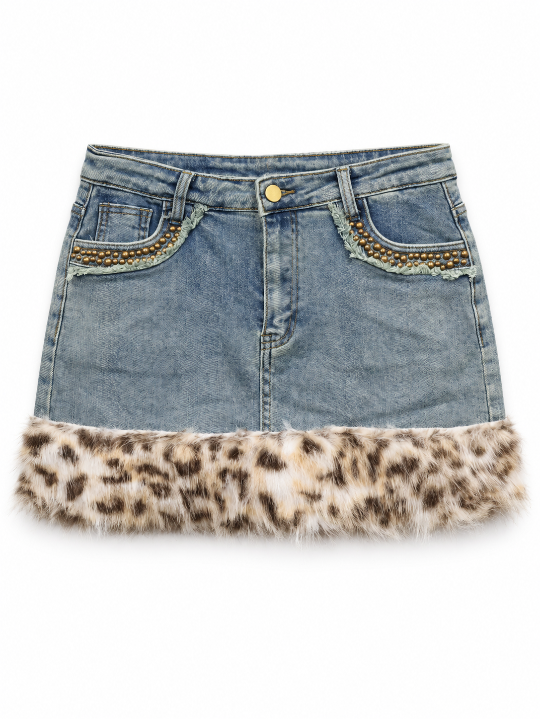 Wild Edge Denim Skirt A447