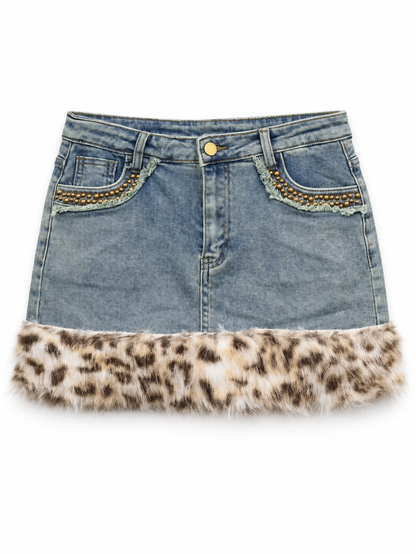 Wild Edge Denim Skirt A447