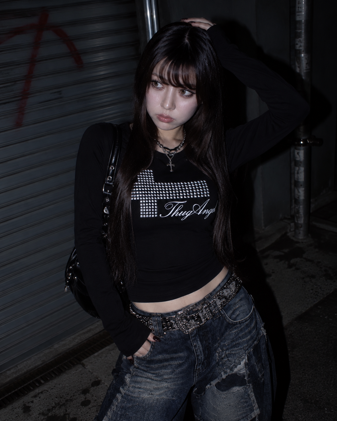 Fallen Angel Long Sleeve Top A717