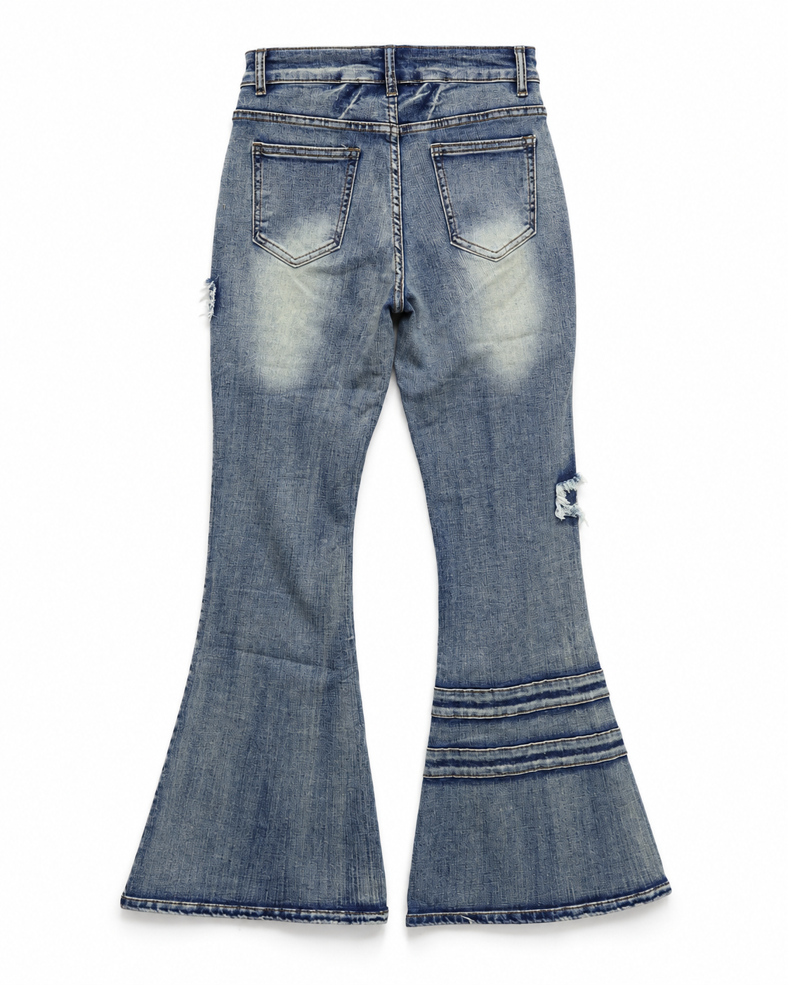 Slice Cross Denim pants A525　