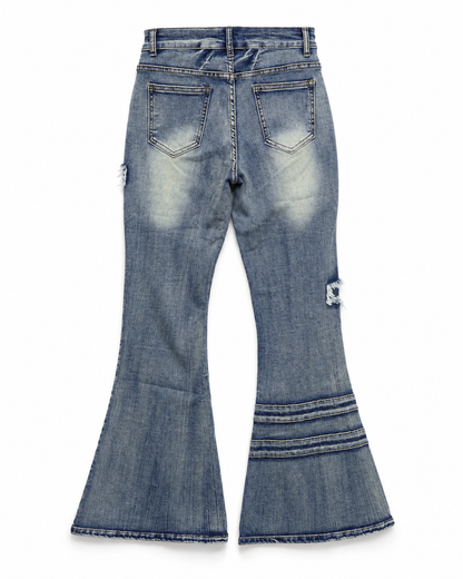 Slice Cross Denim pants A525　