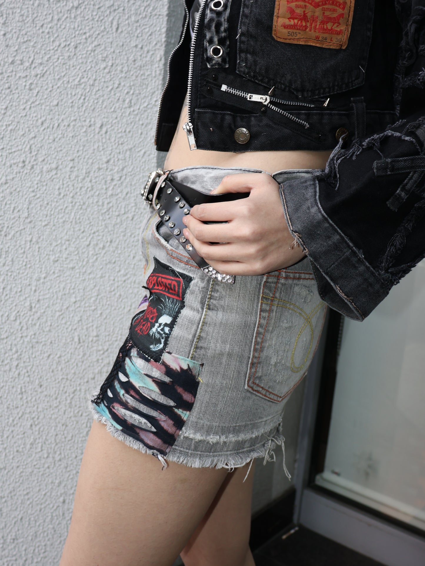 1618 Y2K remake short pants RA253