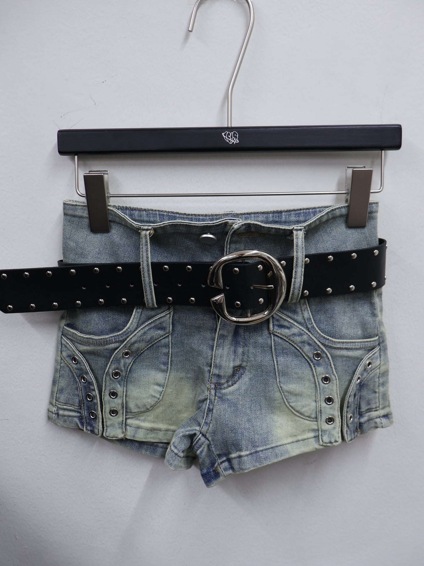 Stack Belt Mini Shorts A528